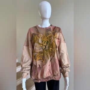 NWOT ANNTIAN Long Sleeve Pullover Sweater, One Size